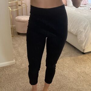 Who What Wear Black High Waisted Ankle Trousers